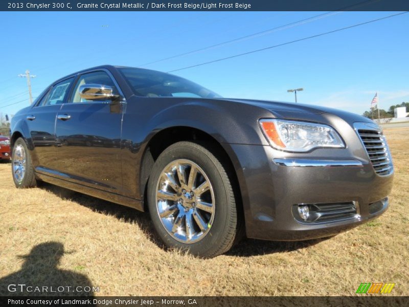 Granite Crystal Metallic / Dark Frost Beige/Light Frost Beige 2013 Chrysler 300 C