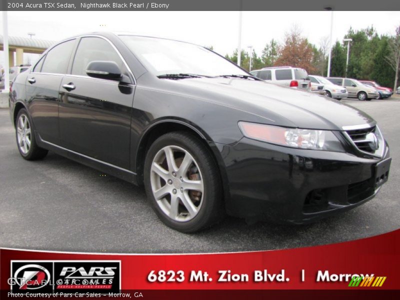 Nighthawk Black Pearl / Ebony 2004 Acura TSX Sedan