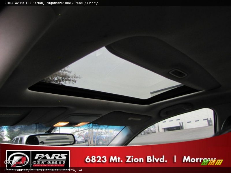 Nighthawk Black Pearl / Ebony 2004 Acura TSX Sedan