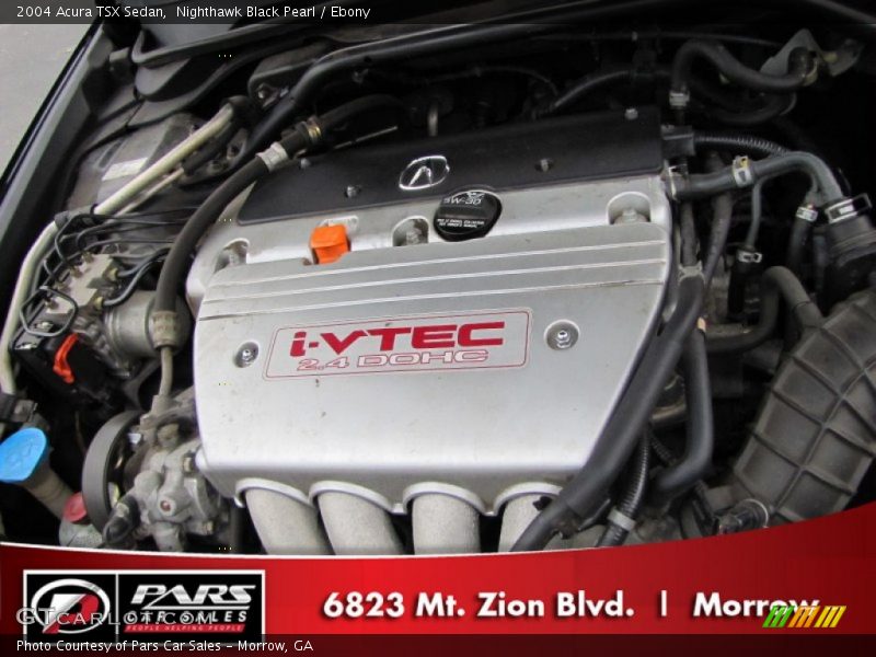 Nighthawk Black Pearl / Ebony 2004 Acura TSX Sedan