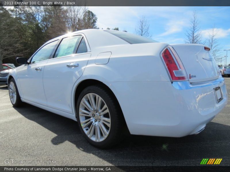Bright White / Black 2013 Chrysler 300 C