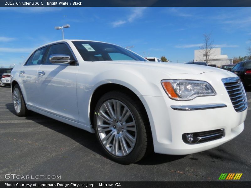 Bright White / Black 2013 Chrysler 300 C