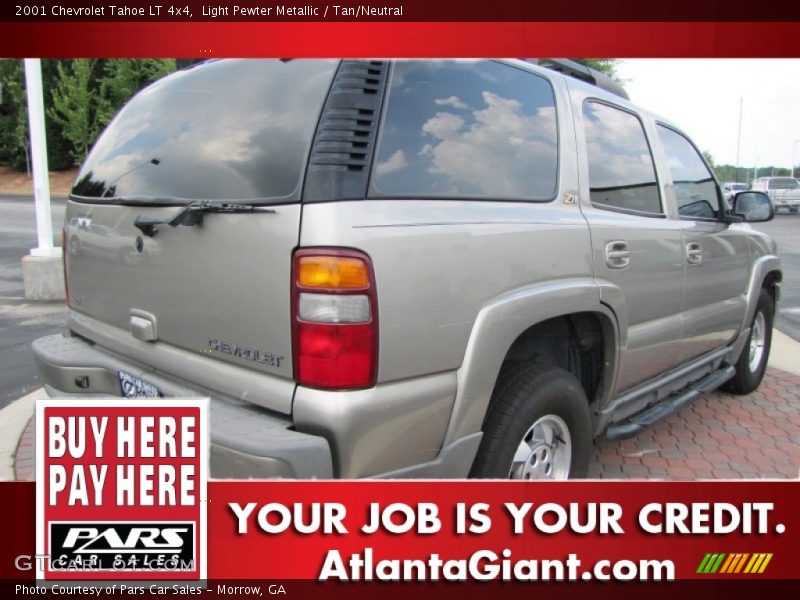 Light Pewter Metallic / Tan/Neutral 2001 Chevrolet Tahoe LT 4x4
