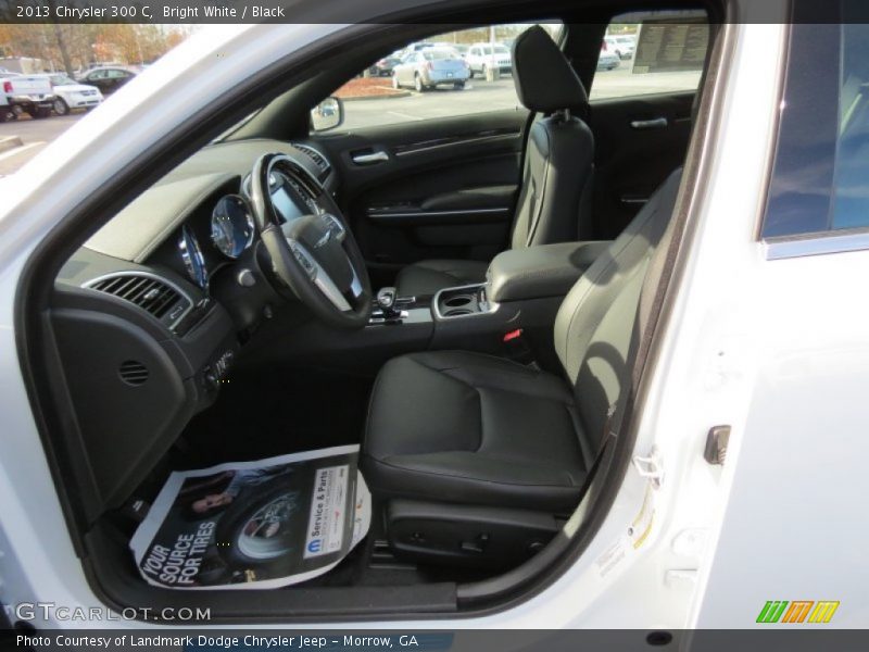 Bright White / Black 2013 Chrysler 300 C