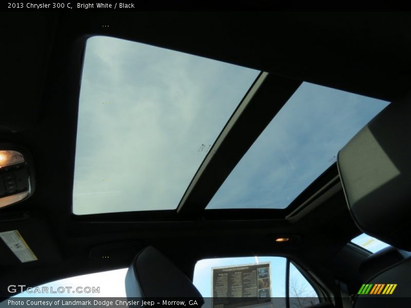 Bright White / Black 2013 Chrysler 300 C