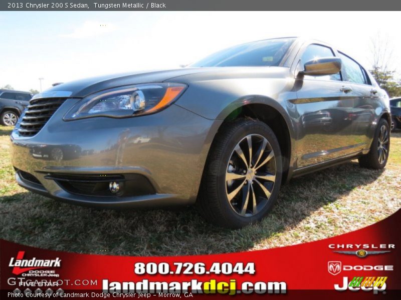 Tungsten Metallic / Black 2013 Chrysler 200 S Sedan