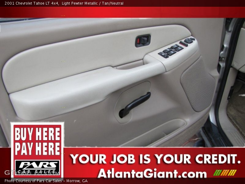 Light Pewter Metallic / Tan/Neutral 2001 Chevrolet Tahoe LT 4x4