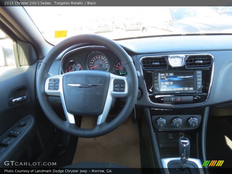 Tungsten Metallic / Black 2013 Chrysler 200 S Sedan