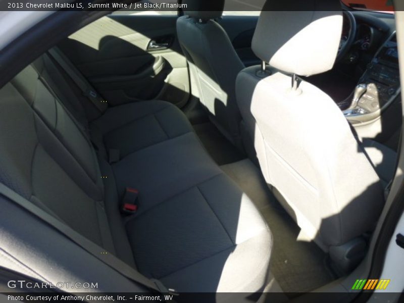 Summit White / Jet Black/Titanium 2013 Chevrolet Malibu LS