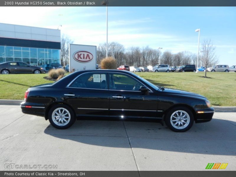 Black Obsidian / Black 2003 Hyundai XG350 Sedan