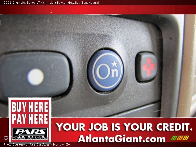 Light Pewter Metallic / Tan/Neutral 2001 Chevrolet Tahoe LT 4x4