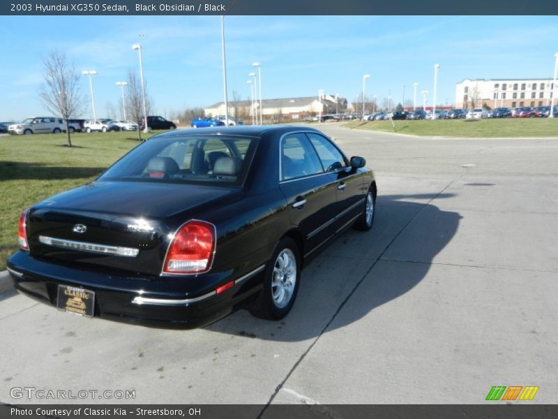 Black Obsidian / Black 2003 Hyundai XG350 Sedan