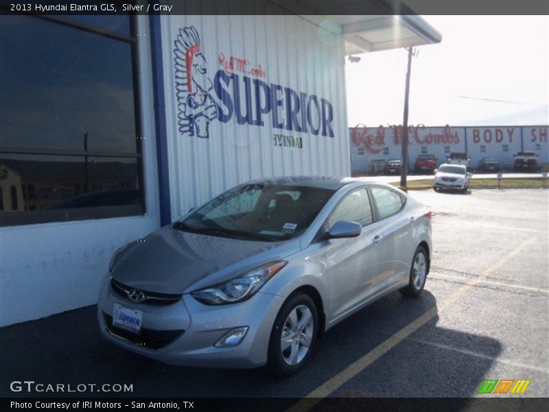 Silver / Gray 2013 Hyundai Elantra GLS