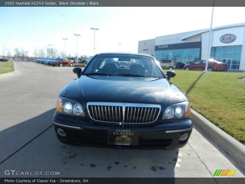 Black Obsidian / Black 2003 Hyundai XG350 Sedan
