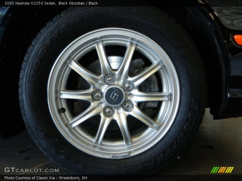 Black Obsidian / Black 2003 Hyundai XG350 Sedan