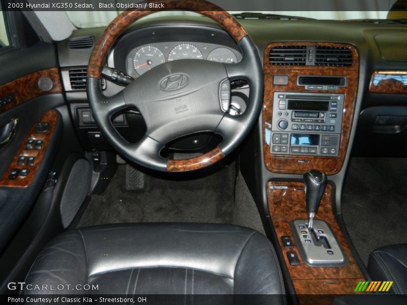 Black Obsidian / Black 2003 Hyundai XG350 Sedan