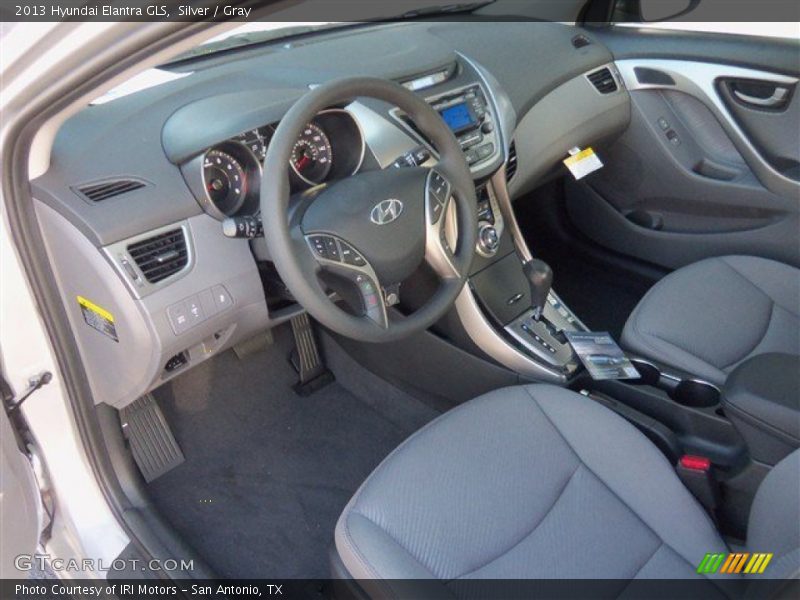 Silver / Gray 2013 Hyundai Elantra GLS