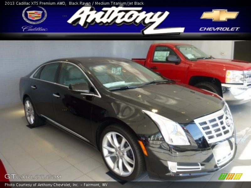 Black Raven / Medium Titanium/Jet Black 2013 Cadillac XTS Premium AWD
