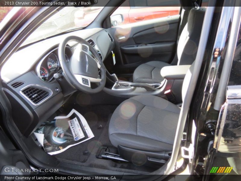 Black / Black 2013 Chrysler 200 Touring Sedan