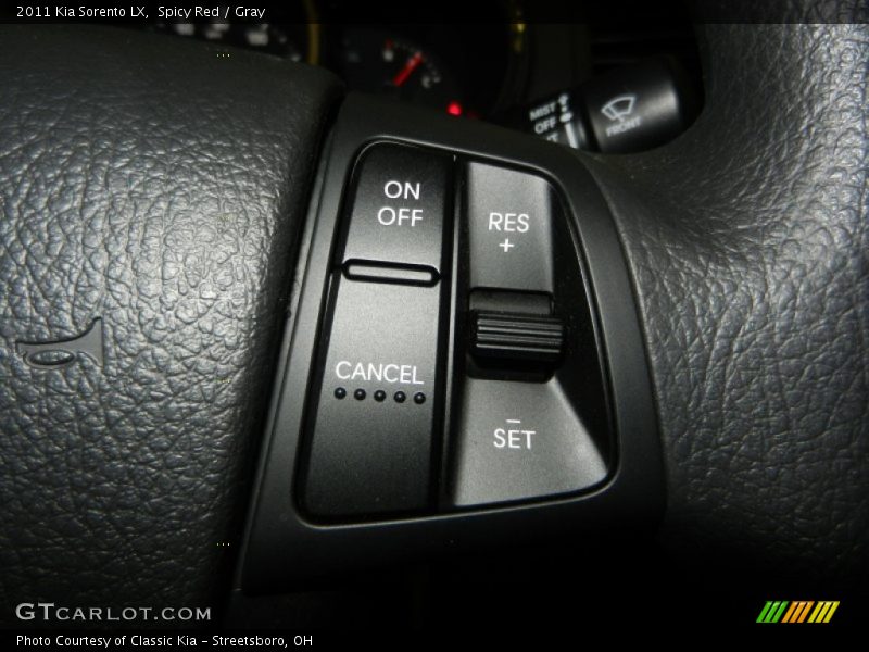 Spicy Red / Gray 2011 Kia Sorento LX