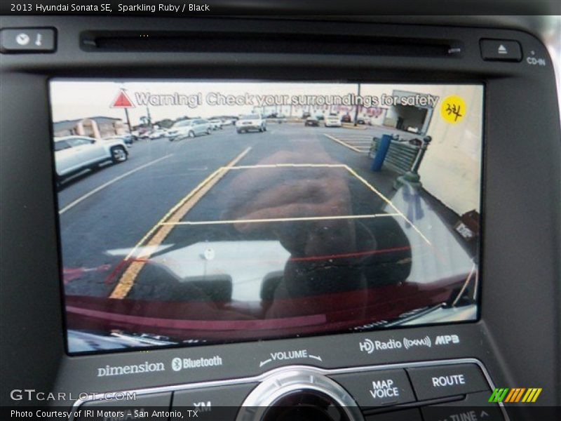 Sparkling Ruby / Black 2013 Hyundai Sonata SE