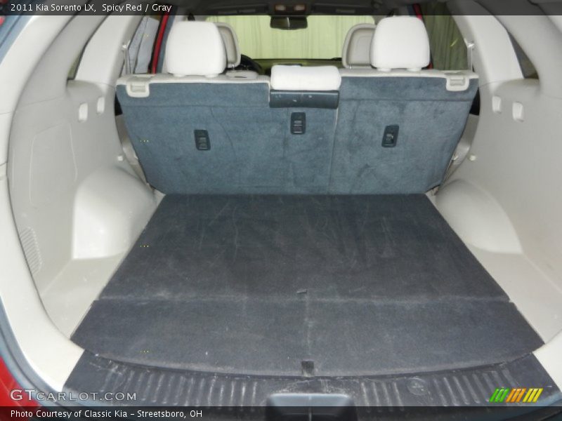 Spicy Red / Gray 2011 Kia Sorento LX