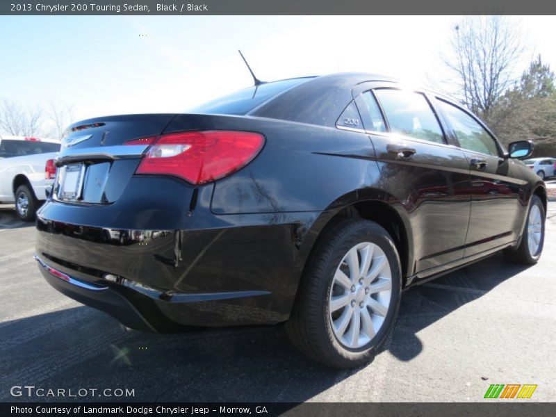 Black / Black 2013 Chrysler 200 Touring Sedan