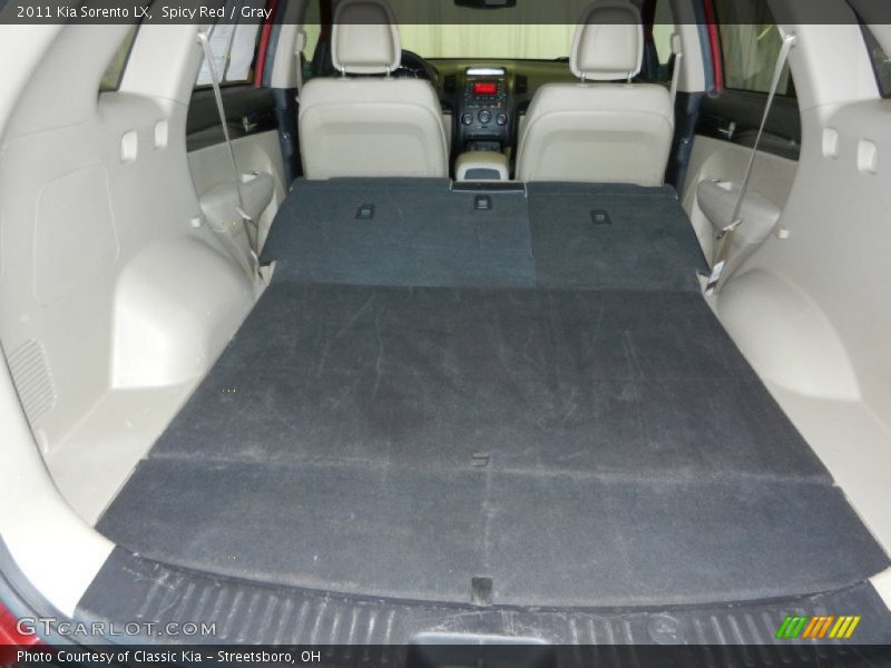 Spicy Red / Gray 2011 Kia Sorento LX