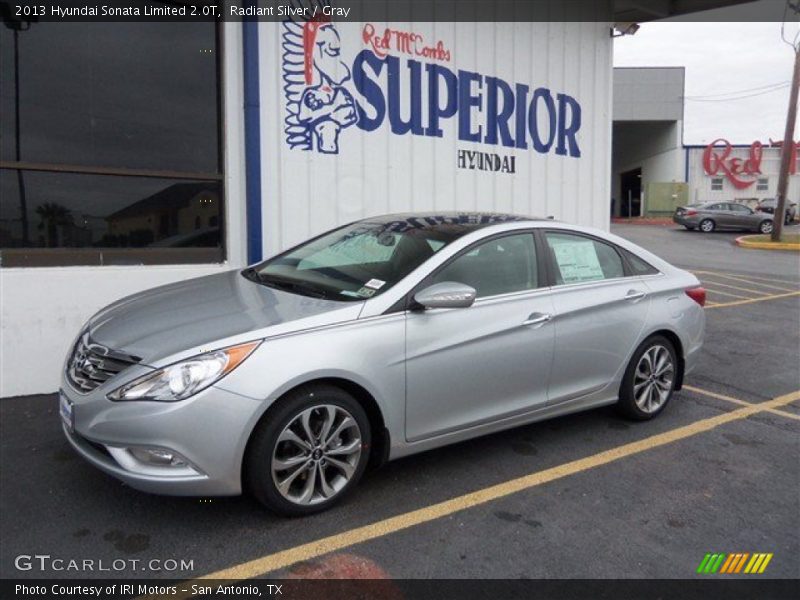 Radiant Silver / Gray 2013 Hyundai Sonata Limited 2.0T