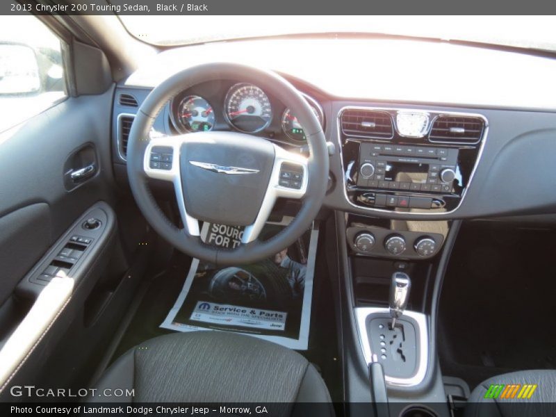 Black / Black 2013 Chrysler 200 Touring Sedan