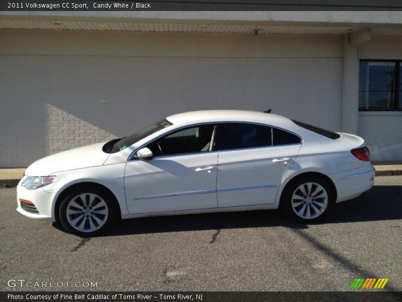 Candy White / Black 2011 Volkswagen CC Sport