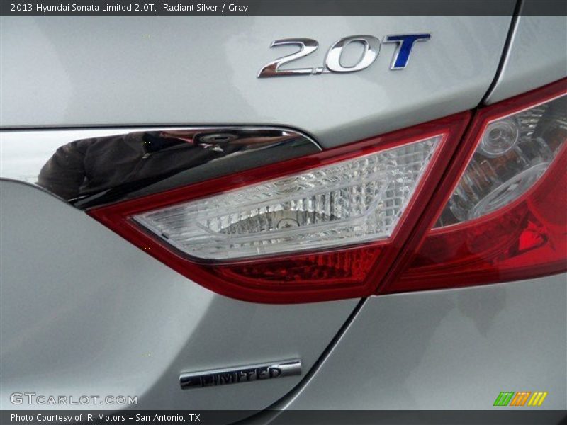 Radiant Silver / Gray 2013 Hyundai Sonata Limited 2.0T