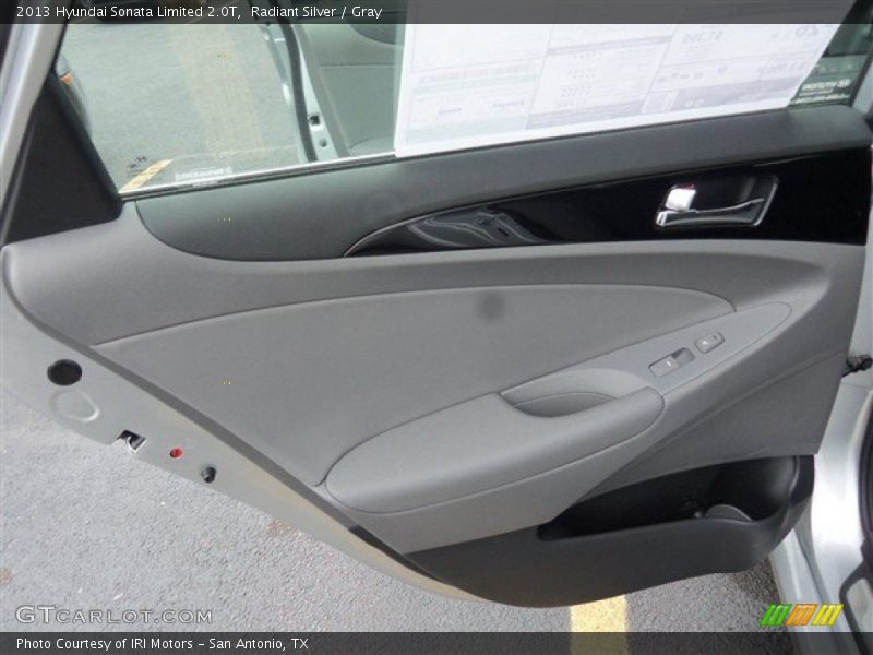 Radiant Silver / Gray 2013 Hyundai Sonata Limited 2.0T