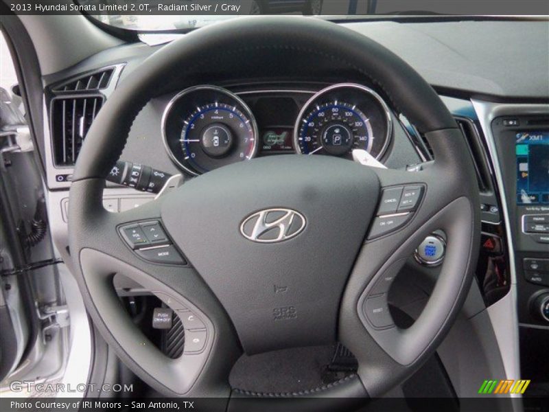 Radiant Silver / Gray 2013 Hyundai Sonata Limited 2.0T
