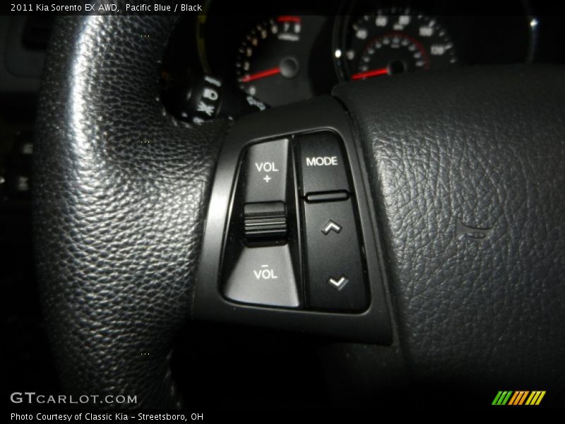 Pacific Blue / Black 2011 Kia Sorento EX AWD
