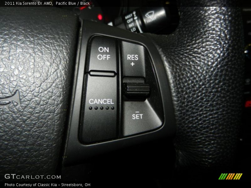 Pacific Blue / Black 2011 Kia Sorento EX AWD