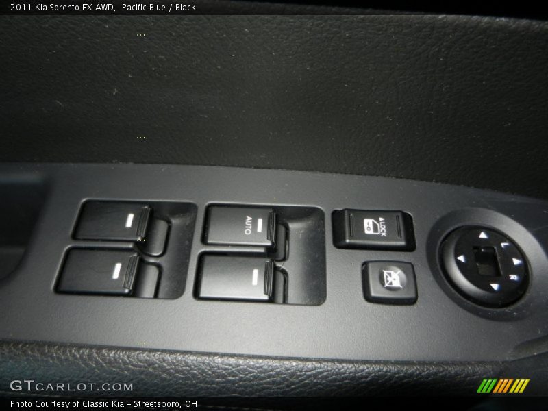 Pacific Blue / Black 2011 Kia Sorento EX AWD