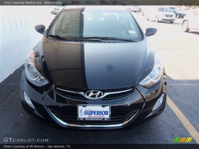 Black / Gray 2013 Hyundai Elantra GLS