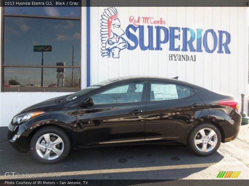 Black / Gray 2013 Hyundai Elantra GLS