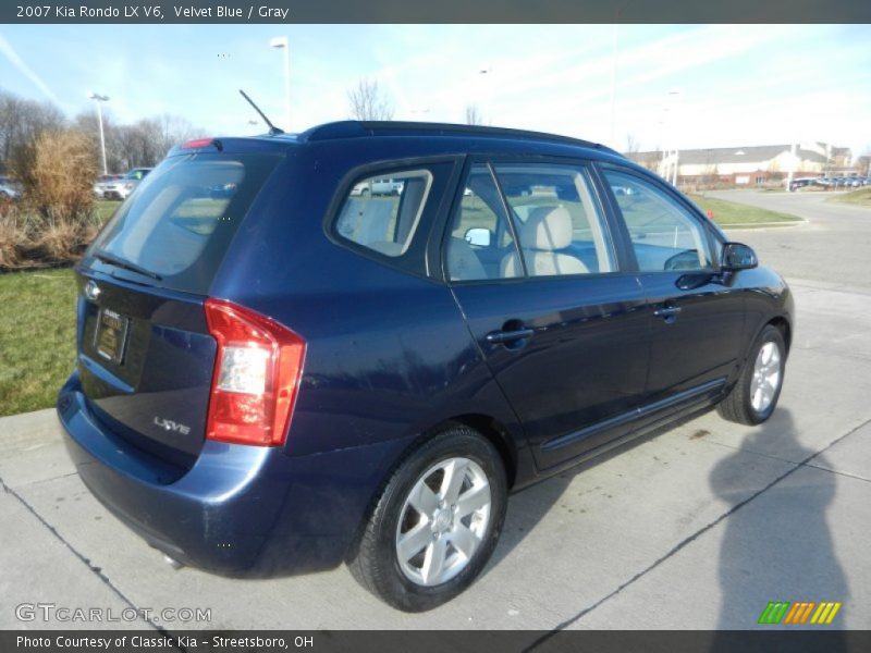 Velvet Blue / Gray 2007 Kia Rondo LX V6