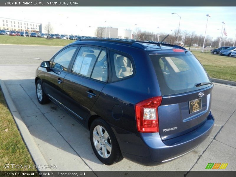 Velvet Blue / Gray 2007 Kia Rondo LX V6