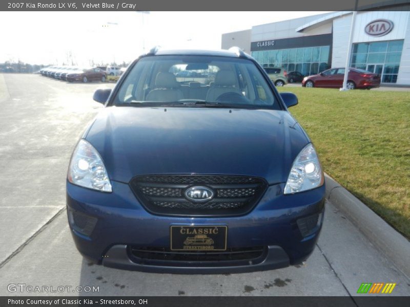 Velvet Blue / Gray 2007 Kia Rondo LX V6