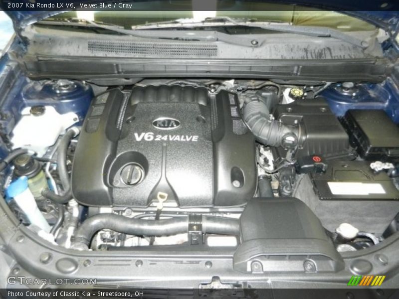 Velvet Blue / Gray 2007 Kia Rondo LX V6