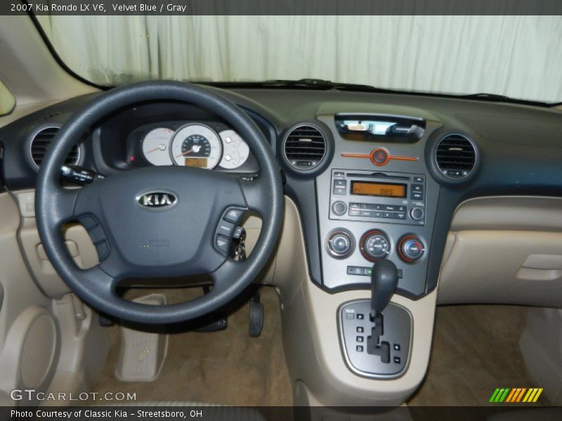 Velvet Blue / Gray 2007 Kia Rondo LX V6