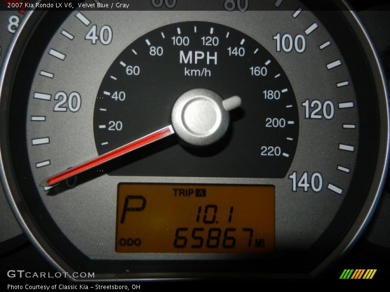 Velvet Blue / Gray 2007 Kia Rondo LX V6
