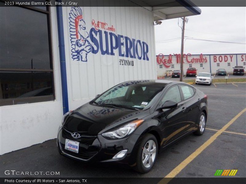 Black / Gray 2013 Hyundai Elantra GLS