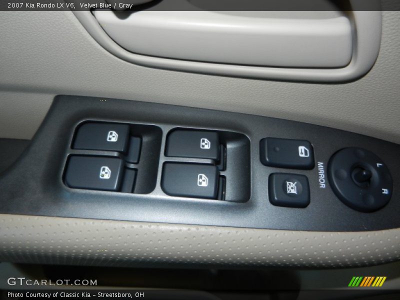 Velvet Blue / Gray 2007 Kia Rondo LX V6