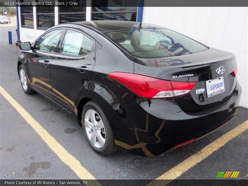 Black / Gray 2013 Hyundai Elantra GLS