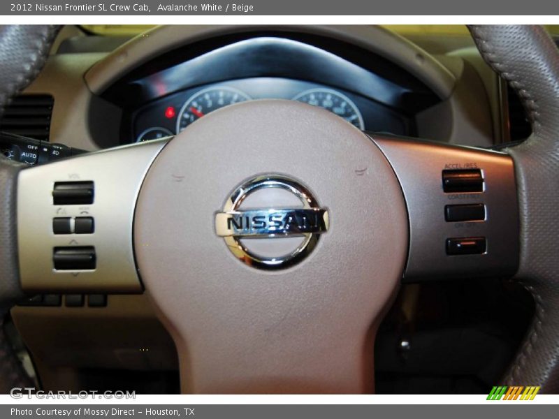Avalanche White / Beige 2012 Nissan Frontier SL Crew Cab