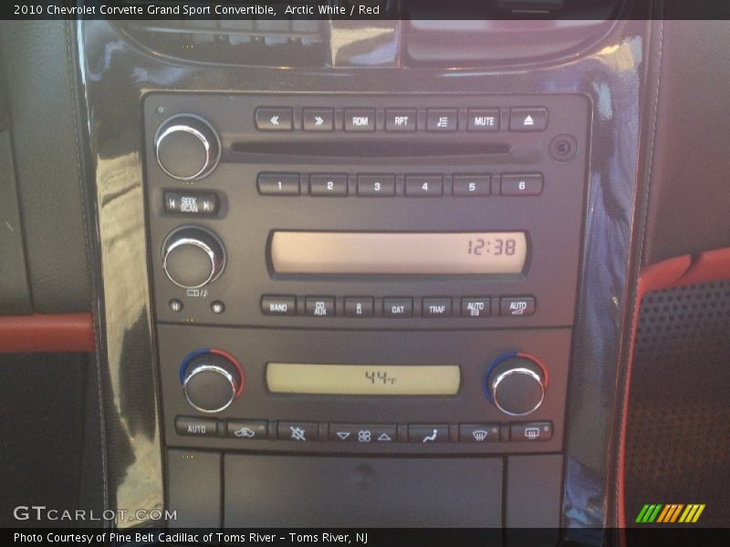 Controls of 2010 Corvette Grand Sport Convertible
